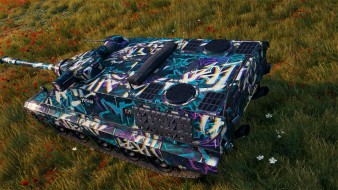 Покупной 2D-стиль «Yusha штурмовой» в Битве блогеров 2021 World of Tanks