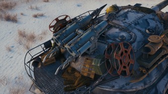 Историчный 3D-стиль «Белый медведь» на танк Объект 705А из обновления 1.12 в World of Tanks