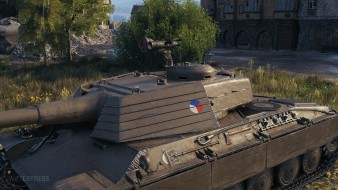 Скриншоты танка ТНХ 105/1000 с супертеста World of Tanks