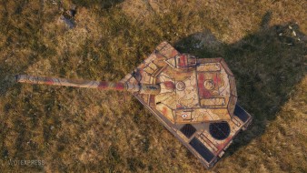 Наградной камуфляж: «Физическая карта: пустынный» из патча 1.13 World of Tanks