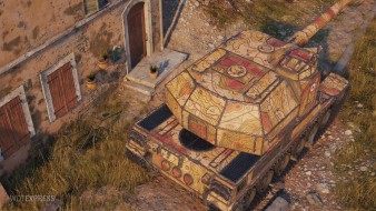 Наградной камуфляж: «Физическая карта: пустынный» из патча 1.13 World of Tanks