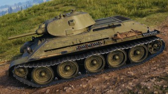 Танк Т-34 с Л-11 добавили в микропатче World of Tanks