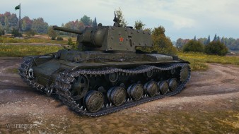 Скриншоты нового танка КВ-1 экранированный в World of Tanks