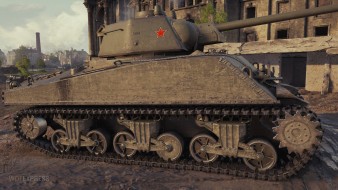 Скриншоты и изменения ТТХ танка M4A2 T-34 в World of Tanks
