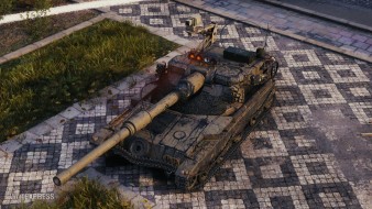 Вымышленный 3D-стиль «Пойнтер» на Manticore в World of Tanks