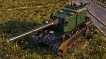 Вымышленный 3D-стиль «Дитя грома» для танка FV4005 Stage II в World of Tanks