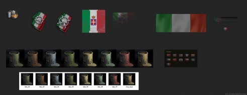 Флаги и цвета Итальянской нации в WoT.