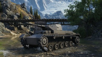 Screenshots of the VK 65.01 (H) tank from the World of Tanks supertest