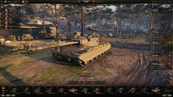 The first US double-barreled TS-54 tank at the World of Tanks Supertest
