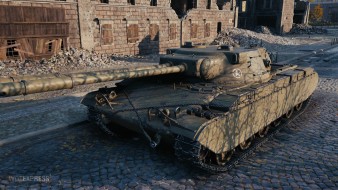 Screenshots of the TS-54 tank from the World of Tanks supertest