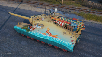 3D-стиль «Клаудбрейк» для танка T95 из патча 1.17 World of Tanks