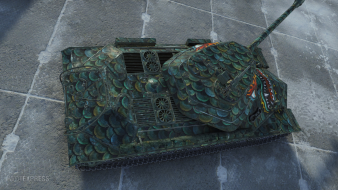 2D-стиль «Изумрудная чешуя» из обновления 1.17 в World of Tanks