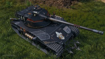 Вымышленный 3D-стиль «Ignis Purgatio» для танка Bat.-Châtillon 25 t