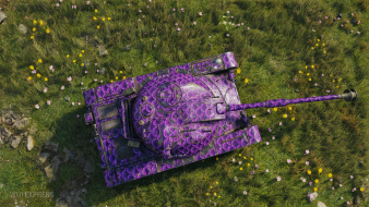 2D-стиль «Пурпурная чешуя» из обновления 1.17 World of Tanks