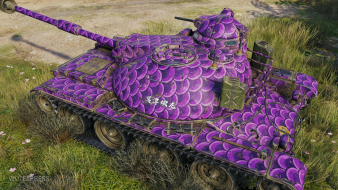 2D-стиль «Пурпурная чешуя» из обновления 1.17 World of Tanks