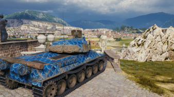 2D-стиль «Синяя чешуя» из 1.17 World of Tanks
