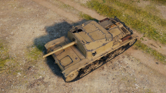 Screenshots of the Semovente M41 tank from the World of Tanks supertest