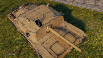 Screenshots of the Semovente M41 tank from the World of Tanks supertest