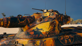 2D-стиль «Воин Юга» из патча 1.18 World of Tanks