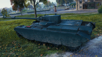 Screenshots of the new Char Mle. 75 from World of Tanks supertest