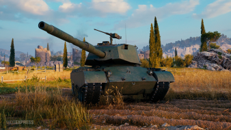Screenshots of the M Project tank from the World of Tanks supertest