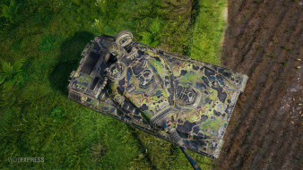 2D-style "Topographic, Mk. VI" from the 12th anniversary of World of Tanks