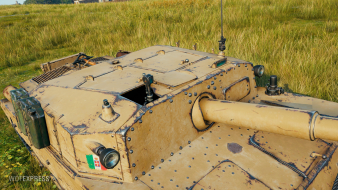Скриншоты танка Semovente M43 Bassotto из обновления 1.18 в World of Tanks