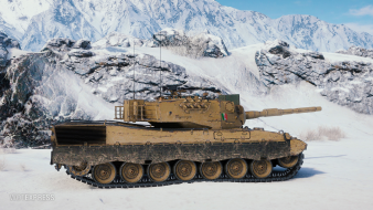 Screenshots of the new Lion tank in World of Tanks
