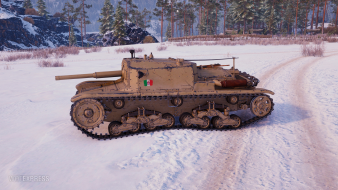 Скриншоты танка Semovente M41 из обновления 1.18 World of Tanks