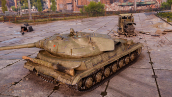 Screenshots of the new Obiekt 283 tank from the World of Tanks supertest
