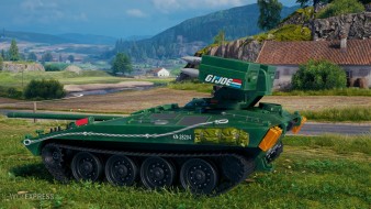 3D-стиль «Росомаха G.I. Joe (вариант WoT)» для танка Strv S1 в World of Tanks
