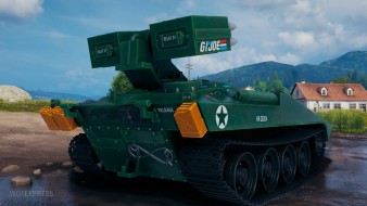 3D-стиль «Росомаха G.I. Joe (вариант WoT)» для танка Strv S1 в World of Tanks
