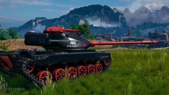3D-style "C.A.T. (WoT option)" for the M54 Renegade tank in World of Tanks