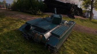 Screenshots of the Char Mle. 75 from update 1.18.1 in World of Tanks
