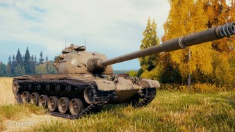 Screenshots of the T54 Heavy Tank from update 1.18.1 in World of Tanks