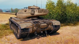 Screenshots of the T54 Heavy Tank from update 1.18.1 in World of Tanks