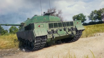 Screenshots of the 116-F3 tank in World of Tanks