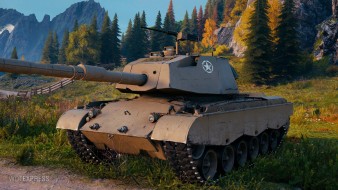 M47 Patton Improved with its final model in World of Tanks