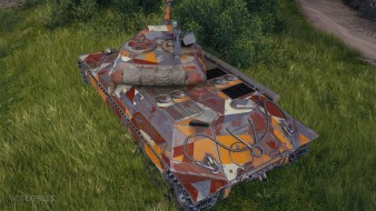 2D-стиль «Заслуженный танкист» (версия 12 лет) за Выслугу лет 2022 в Мире танков
