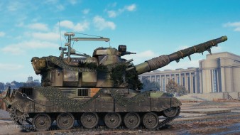 Историчный 3D-стиль «Констеласьон» для танка Bat.-Châtillon 155 58 в Мире танков