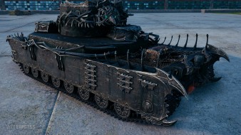 Динамические элементы 3D-стиля «Чудище заморское» на Карачун в Мире танков