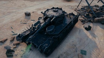 Заставка для 3Д стиля «Чудище заморское» на танк Карачун в Мире танков