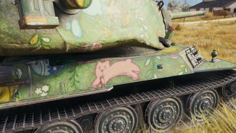 2D-стиль «Пасхальный кролик» из патча 1.20 в Мире танков