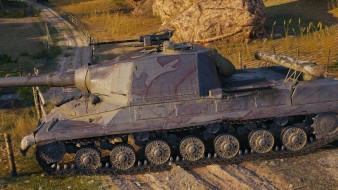 Настраиваемый 2D-стиль «Крыло и коготь (алый)» для режима «Натиск» 2023 в Мире танков