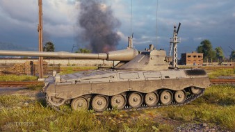 Второй тест танка KJpz T III в Мире танков