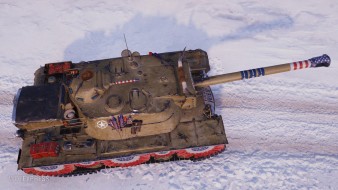 3D-стиль «Индепенденс» для T110E4 в Мире танков