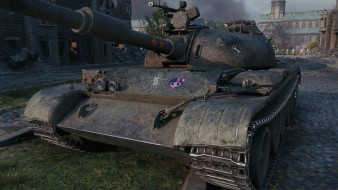Новый уникальный камуфляж в 1.0.1 для кланового танка 121B.