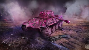 В World of Tanks впервые появились розовые танки и это простоя НЯ!