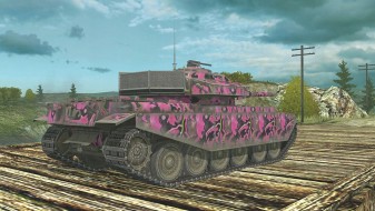 В World of Tanks впервые появились розовые танки и это простоя НЯ!