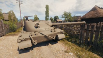 Excalibur ищет себе кличку на природе World of Tanks.